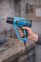 Фен промисловий Hot Air Gun 1600W 4 насадки X512 - мініатюра 3
