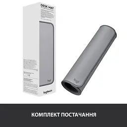 Ігрова поверхня Logitech Desk Mat Studio Series Mid Grey (956-000052) - мініатюра 8