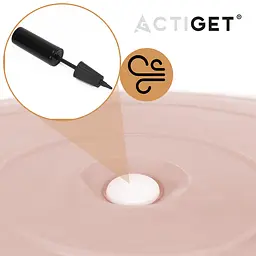 М'яч для фітнесу (фітбол) Actiget 65 см з насосом ACT0143 Light Pink - мініатюра 6