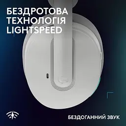 Ігрова гарнітура Logitech G325 Lightspeed Wireless White (981-001531) - мініатюра 4