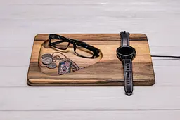 Дерев'яний органайзер для смартфона ecoWalnut 290х200x15 мм - мініатюра 2