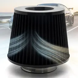 Фільтр нульового опору SPORT BLACK (під патрубок ф76 мм)