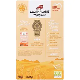 Каша вівсяна Mornflake з сиропом Lyle's Gplden 8 шт по 36 г - мініатюра 2