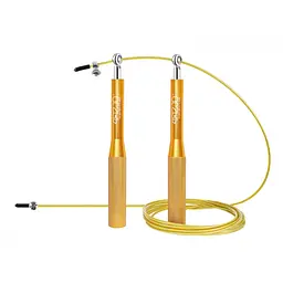 Скакалка 4FIZJO швидкісна для кросфіту Speed Rope Gold 4FJ0185 (P-5907222931158)