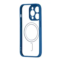Чохол Color Edge with MagSafe (Protected Camera) iPhone 14 Pro Navy Blue - мініатюра 3