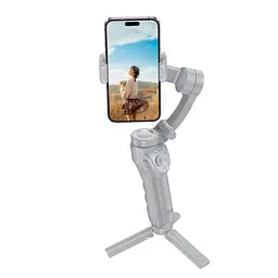 Триосьовий стабілізатор HOCO K24 Support 3-axis smart gimbal сірий - мініатюра 3