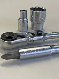 Тріскання міні 1/4" з шарніром 60 зубців (ісп. з FTDF0810) Toptul hoz0007054 - мініатюра 8