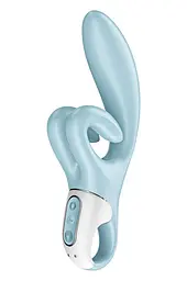 Вібратор-кролик Satisfyer Touch Me 20 см блакитний - мініатюра 3