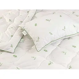 Ковдра Руно - Bamboo Style всесезонна біла двоспальна 172x205 см 250 гр/м2 (22149) - мініатюра 4