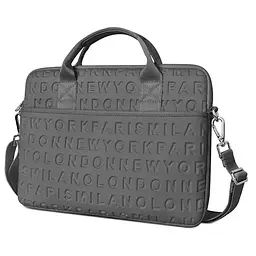 Сумка для ноутбука WiWU Cosmo Slim Case for MacBook 13,3` / 14` Grey (6957815515868) [57188] - мініатюра 2