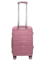 Валіза мала S+ з поліпропілену Milano bag 0305 52л Рожевий - мініатюра 3