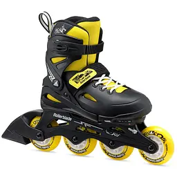 Дитячі ролики Rollerblade Fury 33-38 Чорний-Жовтий