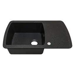 Кухонна мийка Adamant OPTIMAKS графіт 775x495x200 мм, з крилом 77,5 см - мініатюра 2