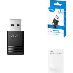 WiFi-адаптер Cudy WiFi WU900 AX900 Wi-Fi 6 (WU900) - мініатюра 3