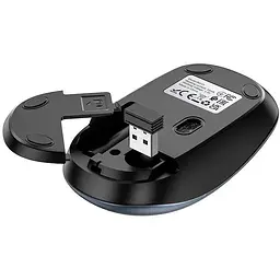 Мишка бездротова Borofone BG13 Winner 2.4G business wireless mouse 800-1200-1600 dpi чорна - мініатюра 3