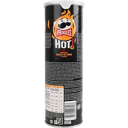 Чипси Pringles Hot Mexican Chilli and Lime зі смаком лайма та чилі 160 г  - мініатюра 2