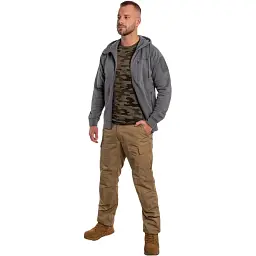 Флісова кофта Pentagon Leonidas 2.0 Tactical Sweater XL Wolf Grey - мініатюра 8