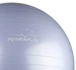 М'яч для фітнесу (фітбол) PowerPlay 4001 Ø75 cm Gymball Sky Blue + помпа (PP_4001_75_Sky_Blue) - мініатюра 3
