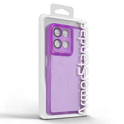 Защитный чехол для Motorola G15/G15 Power/G17 Power 4G/G17 4G, Shade, фиолетовый, TPU+PC, матовый, защита всего корпуса, панель-накладка, противоударный, с высокими бортами, амортизирует удары при падениях, ArmorStandart (ARM91313) - мініатюра 3
