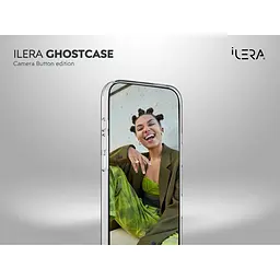 Чохол iLera GhostCase Camera Button with MagSafe для Apple iPhone 17 Transparent (ILGCAClCaBk17) [150392] - мініатюра 8