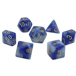 Набір кубиків Galaxy 7 Dice Set - Light blue , 7 шт. (g7dgala01)