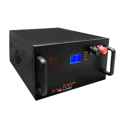 Акумулятор LP LiFePO4 25,6V - 280 Ah (7168Wh) (BMS 200A/100А) LCD метал Smart RM RS485/CAN - мініатюра 2