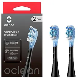 Насадки для зубної щітки Oclean Ultra Clean Brush Head for On SE Air X F1 2шт UC02 B02 Black