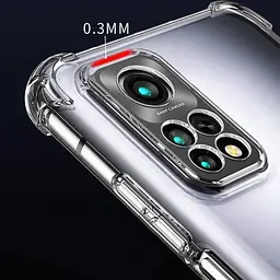 TPU чохол GETMAN Ease logo посилені кути Full Camera для Xiaomi Mi 10T / Mi 10T Pro Безбарвний (прозорий) - мініатюра 2