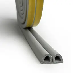 Ущільнювач для дверей клейкий D-подібний 6 м HORST сірий (DS-D 9x7,5 GRAY) - мініатюра 4