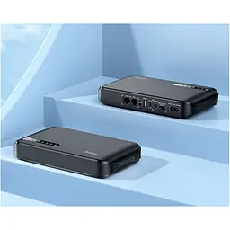 ДБЖ UPS для роутера Hoco DB62 UPS 20000mAh/18W/1USB/1TypeC/5/9/12v/POE 15-24V/LED black - мініатюра 5