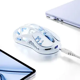 Миша GravaStar Mercury M1 Pro Magnesium Alloy Body BT/WL/USB-A RGB Ice Blue (GRAVASTARM1PRO_BLU) - мініатюра 6
