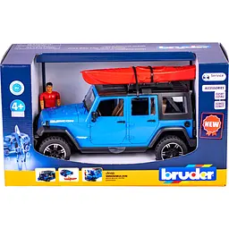 Ігровий набір Bruder Автомобіль Jeep Wrangler Rubicon Unlimited з каяком та фігуркою 1:16 (02529) - мініатюра 9