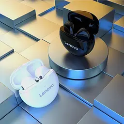 Бездротові навушники Lenovo HT38 TWS чорні - мініатюра 6