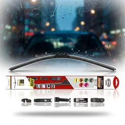 Безкаркасні двірники Heyner Super Flat Premium з Nano покриттям 21in / 530 mm 1 шт