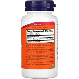 Пантетін Now Foods Pantethine 300 мг 60 капсул - мініатюра 2