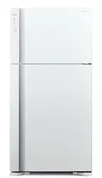 Холодильник Hitachi R-VG610PUC7GPW 176х74х86см 2 двері Х-365 л М-145 л A++ NF Інвертор Білий скло (R-VG610PUC7GPW)