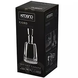 Графин для віскі Krosno Fjord, скло, 950 мл (788401) - мініатюра 3