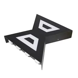 Подсветка Brille AL-604/8х1W WW LED IP54 BK