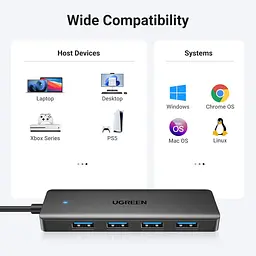 USB-хаб Ugreen CM219 (35574) [165605] - мініатюра 6