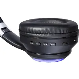 Гарнітура Defender FreeMotion B400 Bluetooth+35 мм гнучкий мікрофон LED Black - мініатюра 8