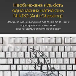 Клавіатура Ducky One 3 Cherry MX Brown RGB White DKON2108ST-BUAPXPWWWSC1 UA [126070] - мініатюра 11