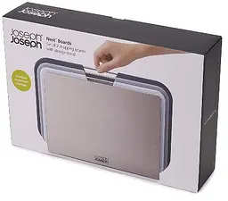 Набір обробних дощок Joseph Joseph Nest Large Grey зі стійкою для зберігання (60147) - мініатюра 3