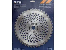Диск RTB d=255мм 25,4мм 40з для тримера з твердосплавними напайками