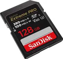 SanDisk Карта пам'яті SD 128GB C10 UHS-II U3 R280/W100MB/s Extreme Pro V60 - мініатюра 8