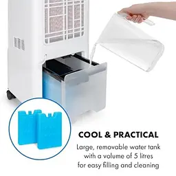 Мобільний кондиціонер вентилятор Klarstein Maxflow Smart 4-в-1 (10036091) - мініатюра 5