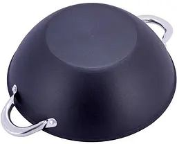 Котел чавунний "Wok", з антипригарним покриттям та аромо-кришкою Kamille Ø14,5Ø32х11см kuh0007267 - мініатюра 5