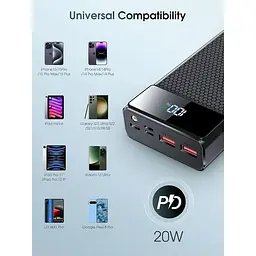 Портативний зарядний пристрій швидка зарядка 46800mAh PD22.5W QC 3.0 - мініатюра 5