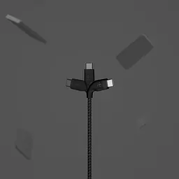 Кабель Belkin USB-C > USB-C заряджання/синхронізації 1м, 60Вт, Type-C, плетений, силіконовий, з ремі teh0013717 - мініатюра 10