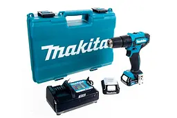 Шурупокрут з ударом акумуляторний Makita HP333DWAE (30 Нм, 0.8-10 мм, CXT)