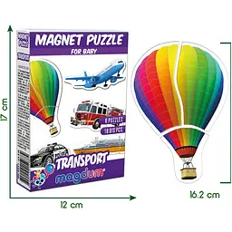 Магнітні пазли Magdum Baby puzzle Транспорт ML4031-24 EN - мініатюра 5